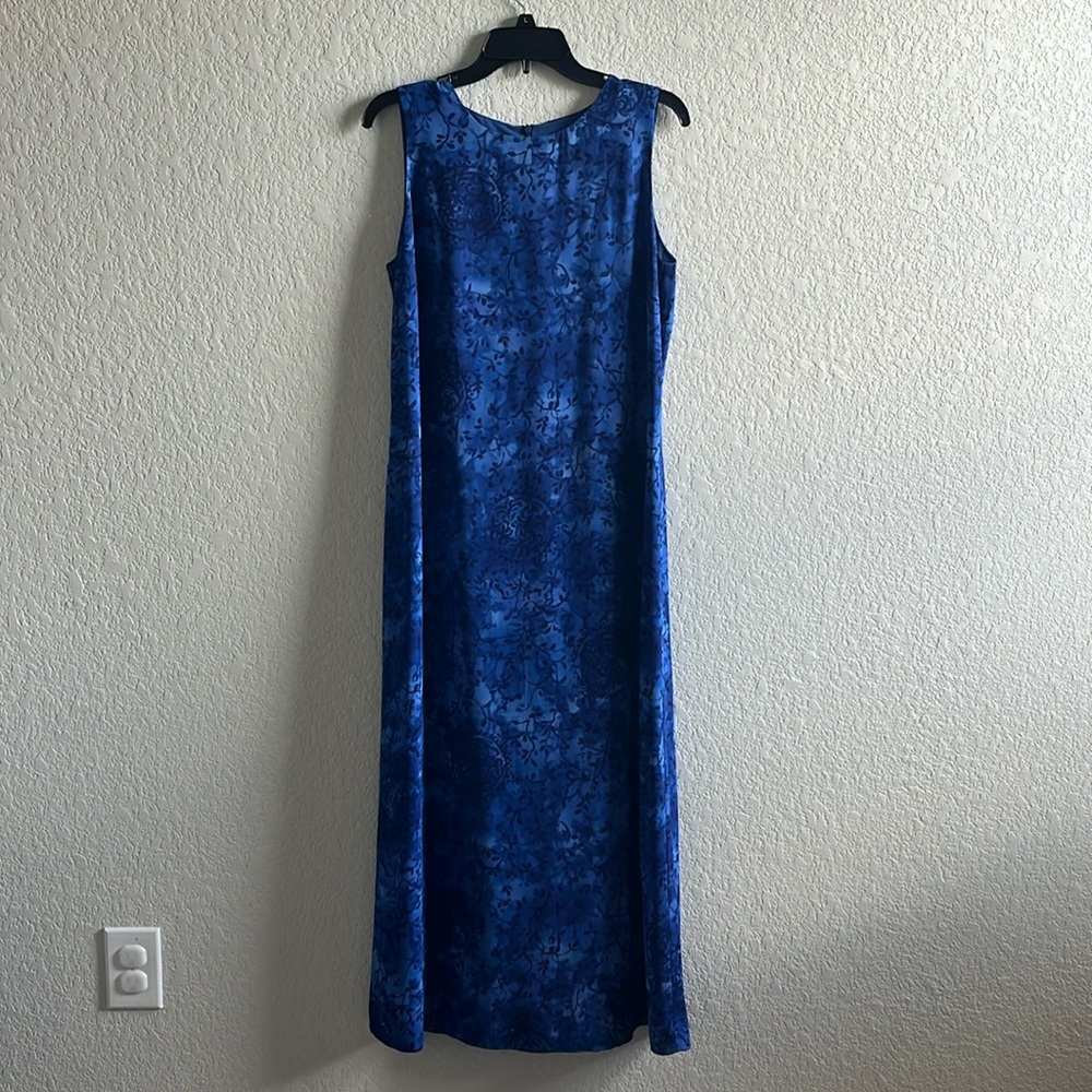 Jones New York Blue Flower Dress